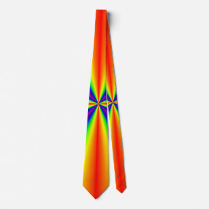 Rainbow Cross Neck Tie