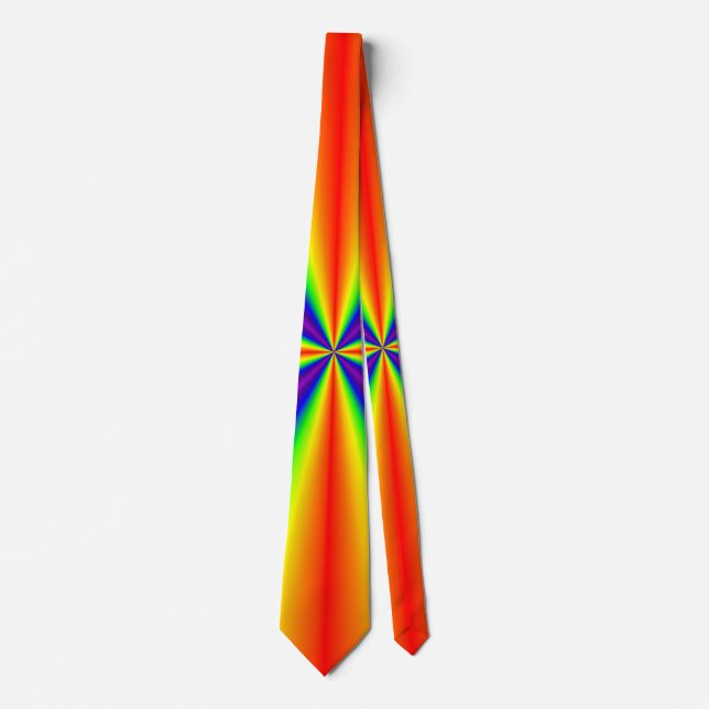 Rainbow Cross Neck Tie (Front)
