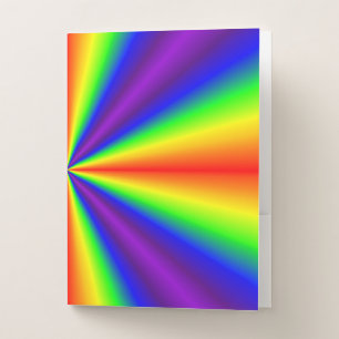 Rainbow Cross Pocket Folder