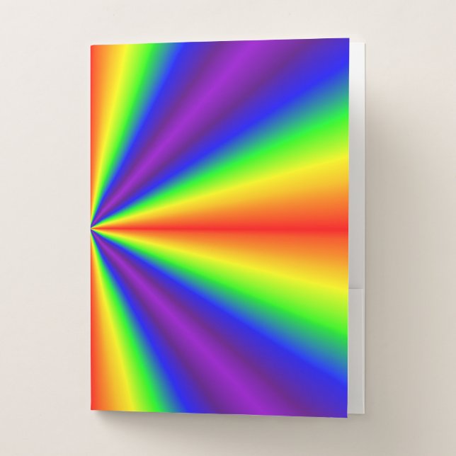 Rainbow Cross Pocket Folder (Front)