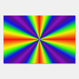 Rainbow Cross Sign
