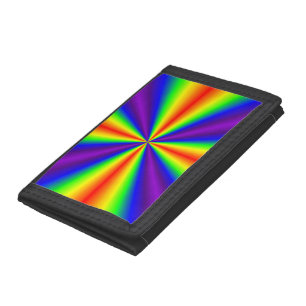 Rainbow Cross Trifold Wallet