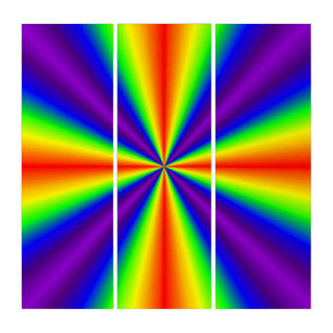 Rainbow Cross Triptych