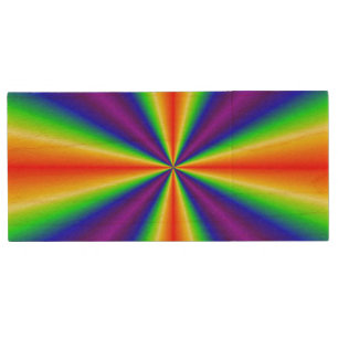 Rainbow Cross Wood Flash Drive