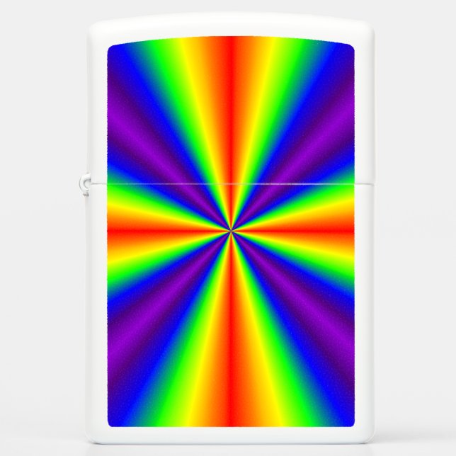 Rainbow Cross Zippo Lighter (Front)