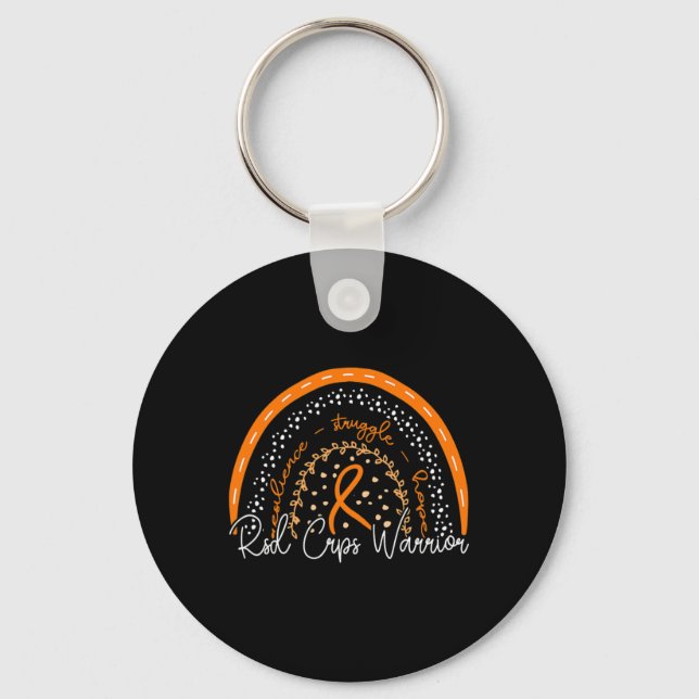 Rainbow Crps Warrior  Keychain (Front)