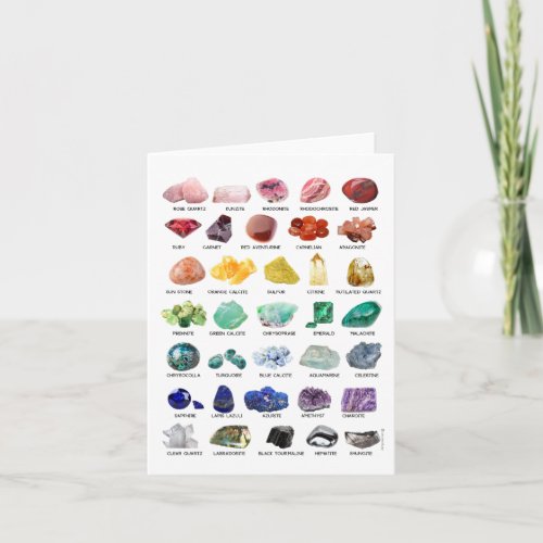 Rainbow Crystal Collection Blank Greeting Cards
