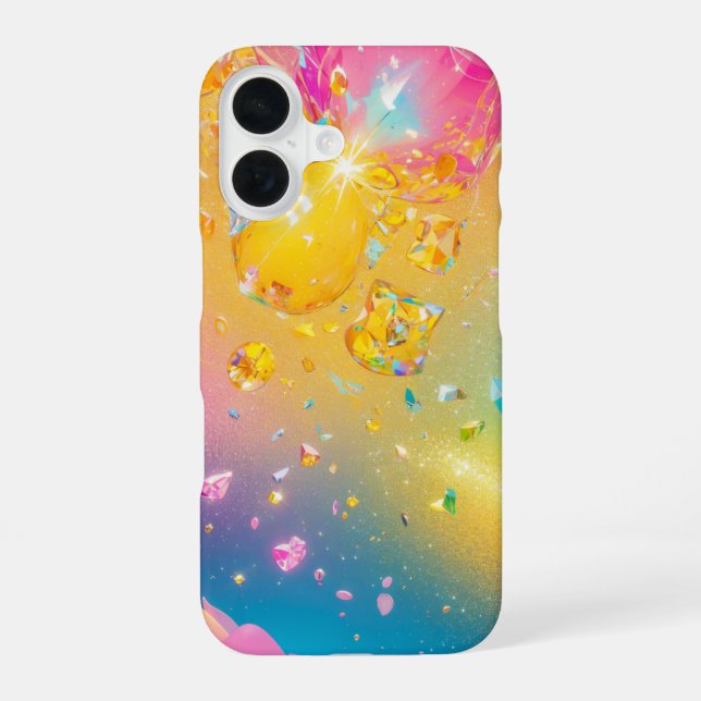 Rainbow Crystal Fantasy Phone Case (Back)