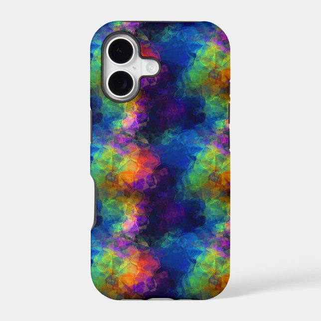 Rainbow Crystals Iphone Case (Back)