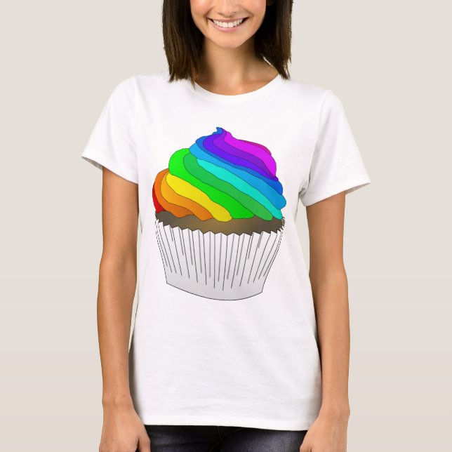 Rainbow Cupcake T-Shirt (Front)
