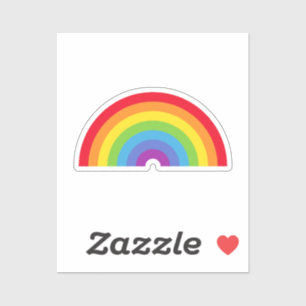 Rainbow Custom-Cut Vinyl Sticker