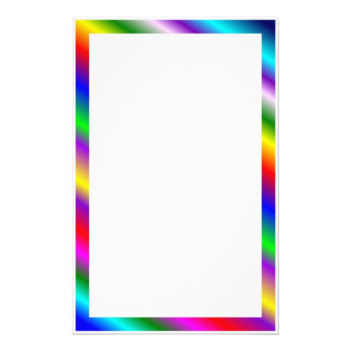 Rainbow Custom Stationery