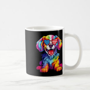 Rainbow Cute Dog Love Funny Colorful Puppy Happy D Coffee Mug