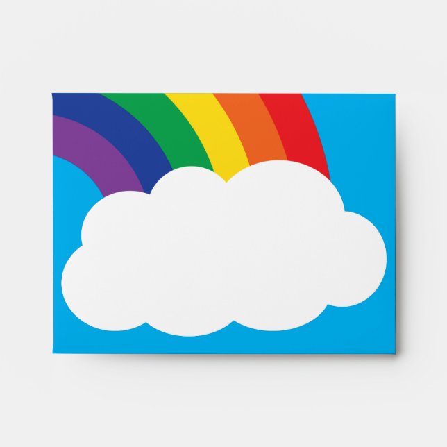 Rainbow Cute Kids Envelope (Front)