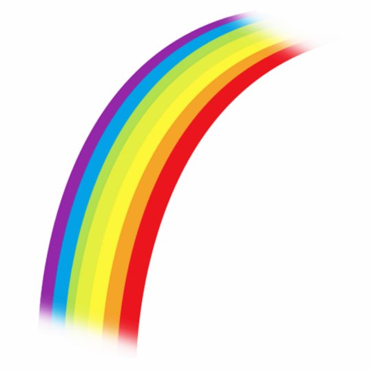 Rainbow Cutout | Zazzle.com