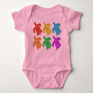 Rainbow Cutout Turtles Infant Creeper