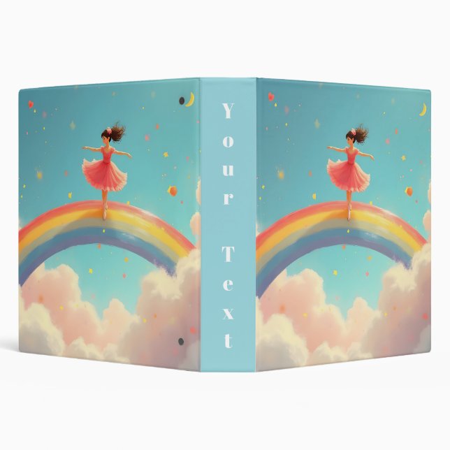 Rainbow Dancer 3 Ring Binder (Background)