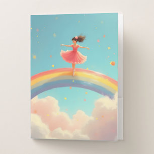 Rainbow Dancer Pocket Folder