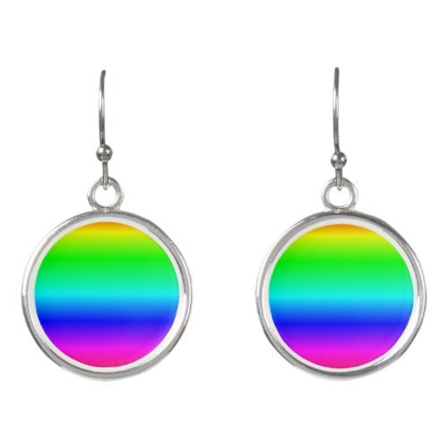 Rainbow Dangling Earrings