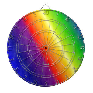 Rainbow Dart Board
