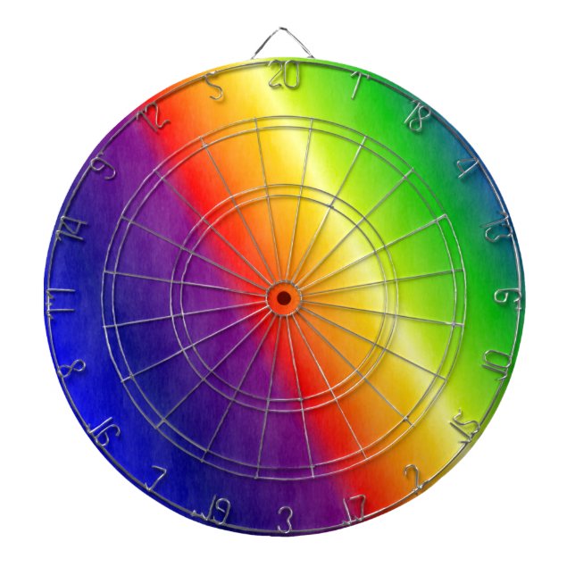 Rainbow Dart Board (Front)
