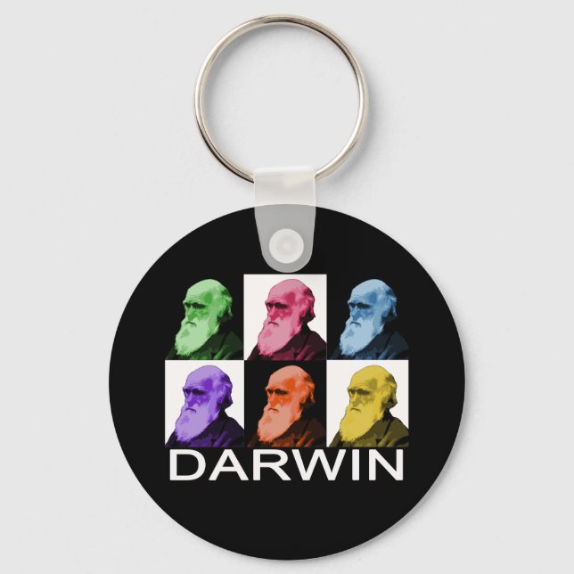 Rainbow Darwin keychain (Front)