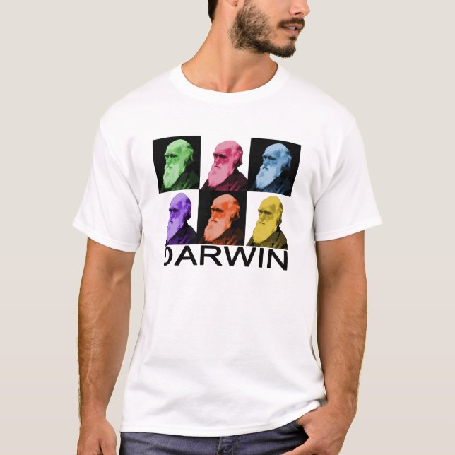 Rainbow Darwin men's t-shirt (Front)