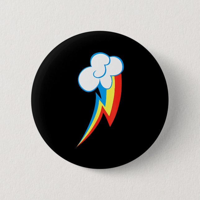 Rainbow Dash Cuties Mark  Button (Front)