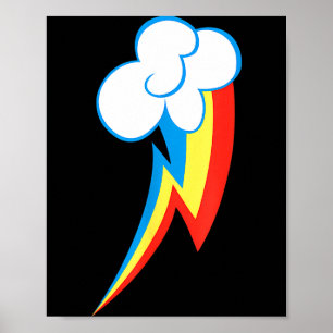 Rainbow Dash Cuties Mark Poster