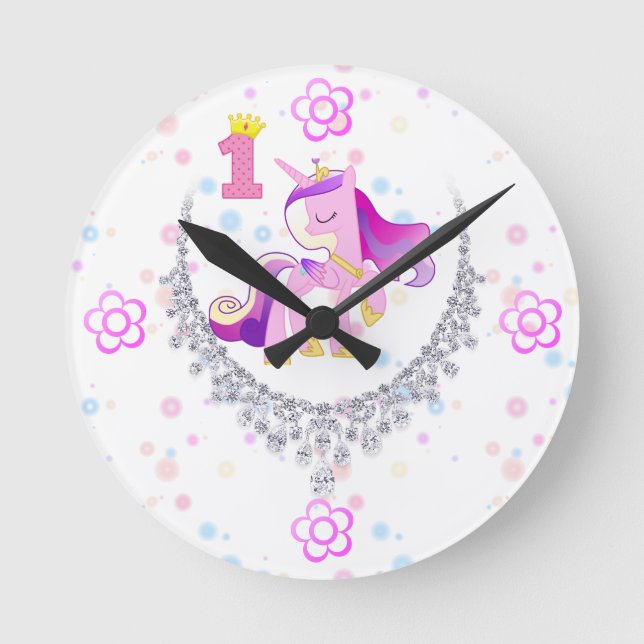 RAINBOW DASH ROUND CLOCK (Front)