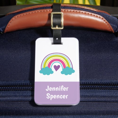 Rainbow Daycare and School Bag or Luggage Tag