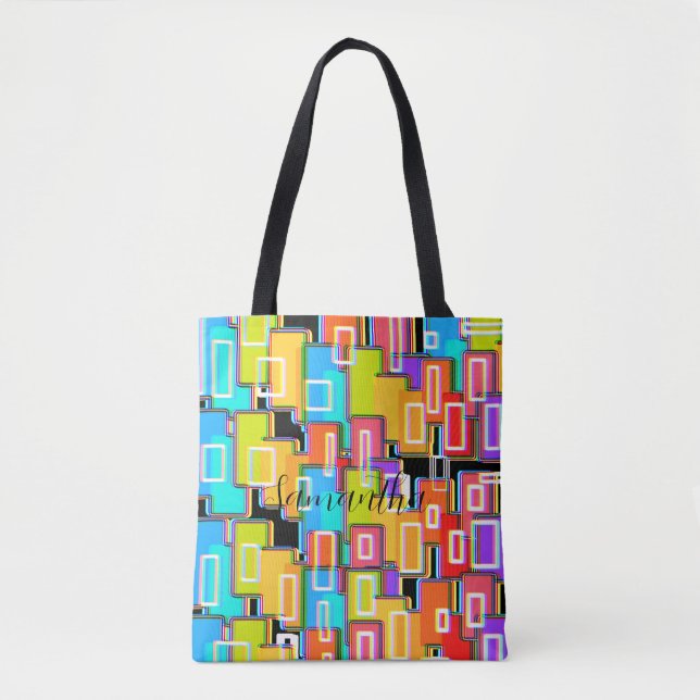Rainbow Deco Home Living  Abstract    Tote Bag (Front)