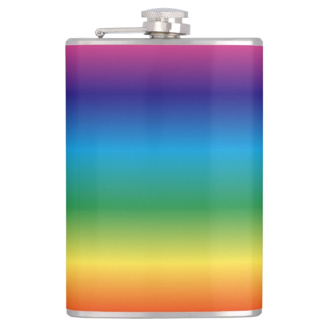 Rainbow Deep Flask (Front)