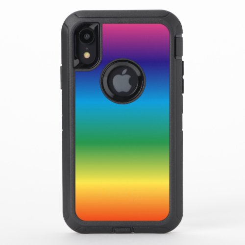 Rainbow Deep OtterBox Defender iPhone XR Case