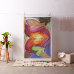 Rainbow DEI Love Hearts Fabric Art Material