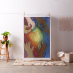 Rainbow DEI Love Hearts Fabric Art Material