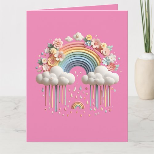 Rainbow Design Card