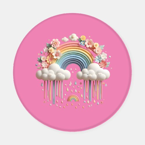 Rainbow Design Coaster Set