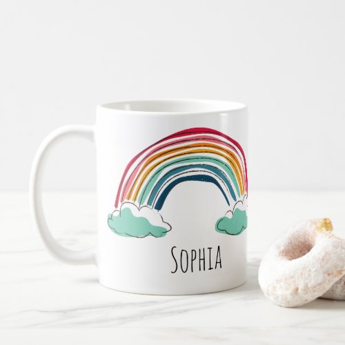 Rainbow Design Coffee Mug
