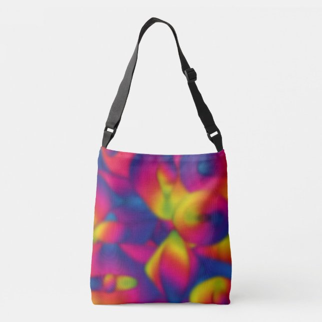 Rainbow Design Crossbody Bag (Back)