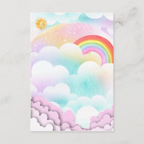 Rainbow Design Enclosure Card