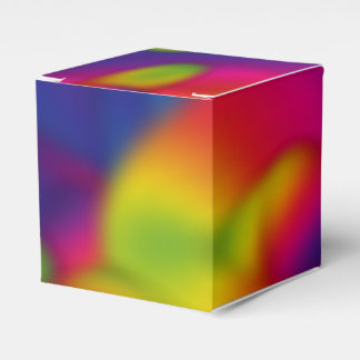 Rainbow Design Favor Boxes