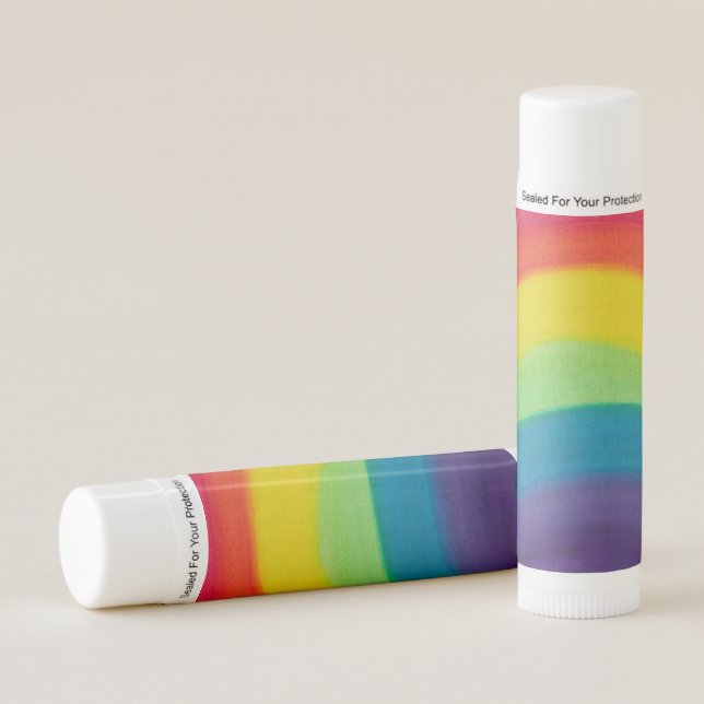Rainbow Design Lip Balm (Front)