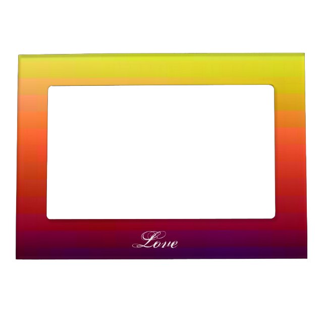 Rainbow Design Magnetic Frame (Front)