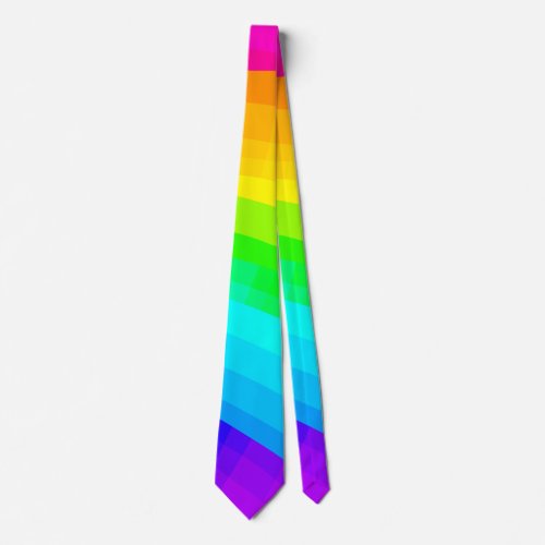 Rainbow Design Neck Tie