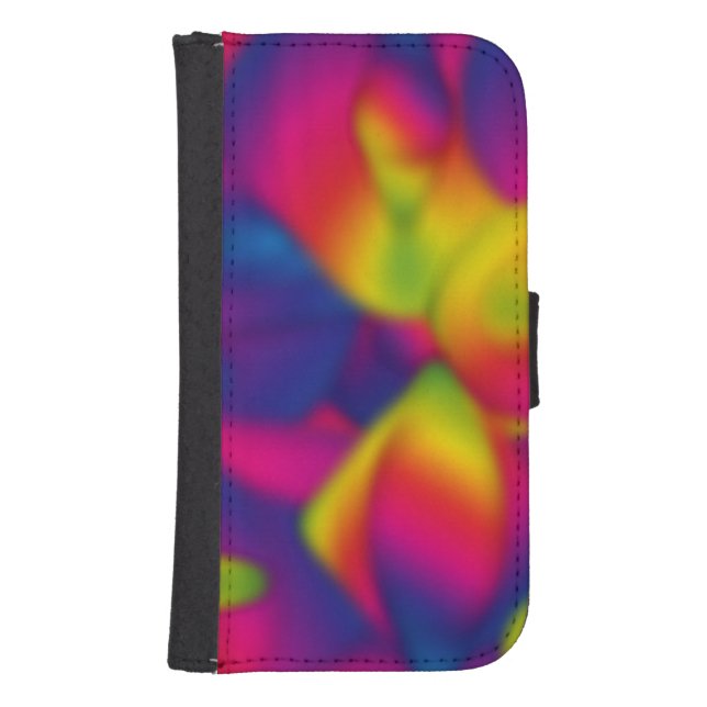 Rainbow Design Samsung Galaxy Wallet Case (Front)