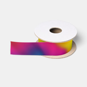 Rainbow Design Satin Ribbon