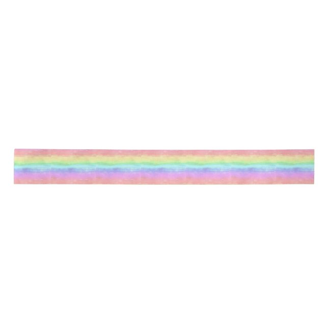 Rainbow Design Satin Ribbon