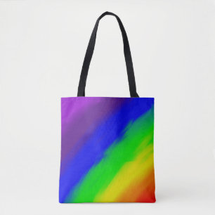 Rainbow design tote