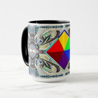 Rainbow Diamond Art Mug
